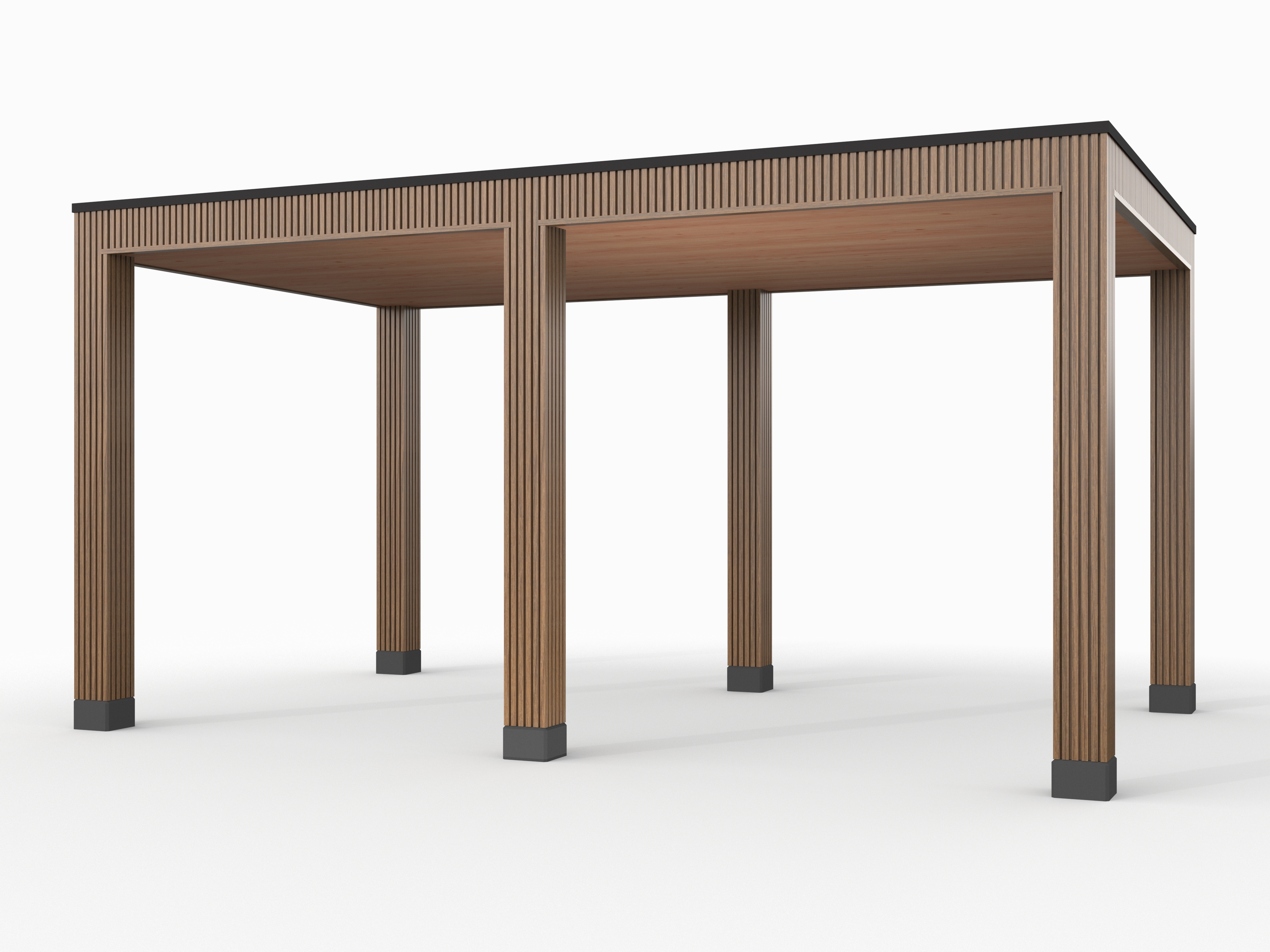 Douglas overkapping, 500 x 300, Westwood Rhombus Teak - Afbeelding 1